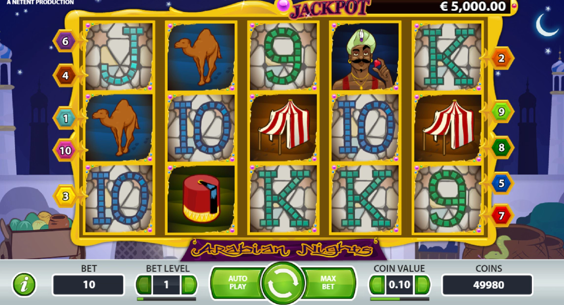 arabian nights slots