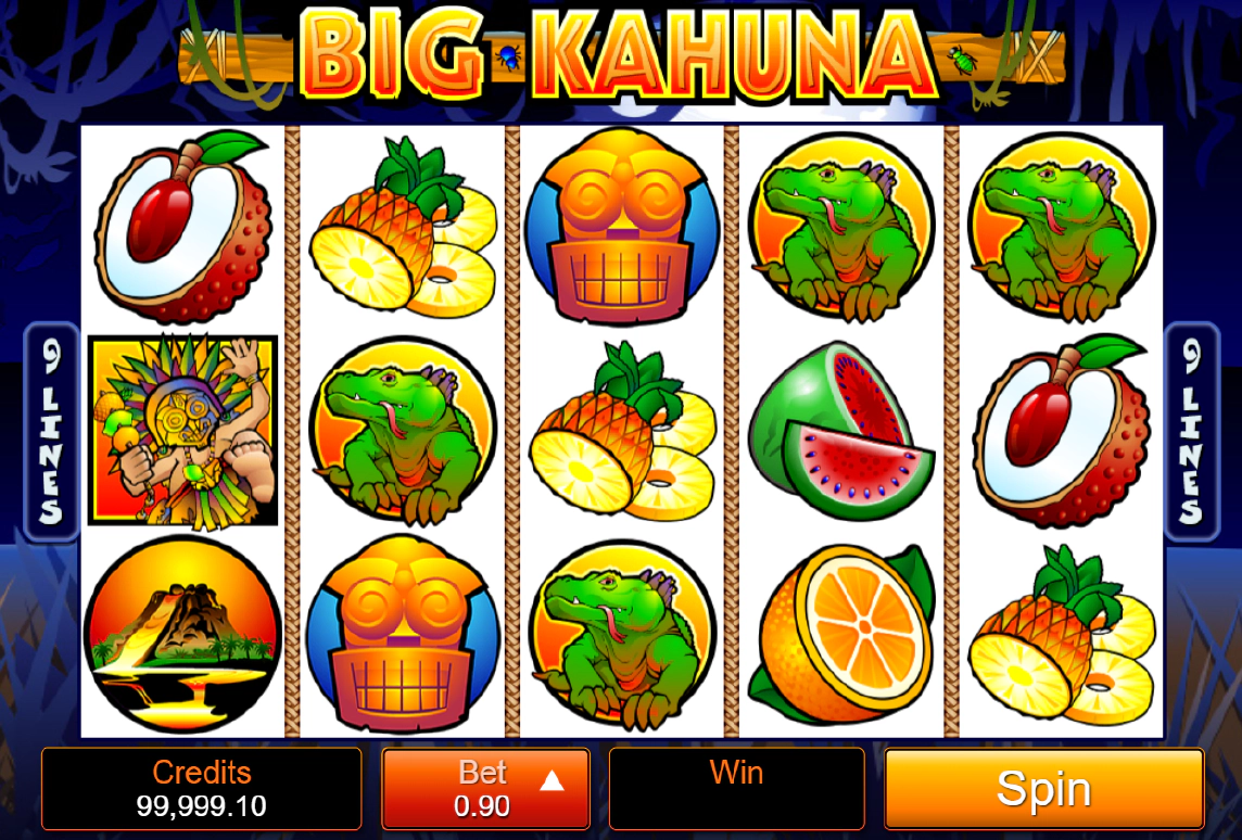 Big Kahuna slot maşınları